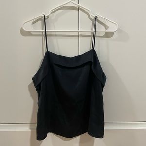 Black Silk-Like Tank Top by Kendall + Kylie